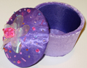 Purple Cupcake Box